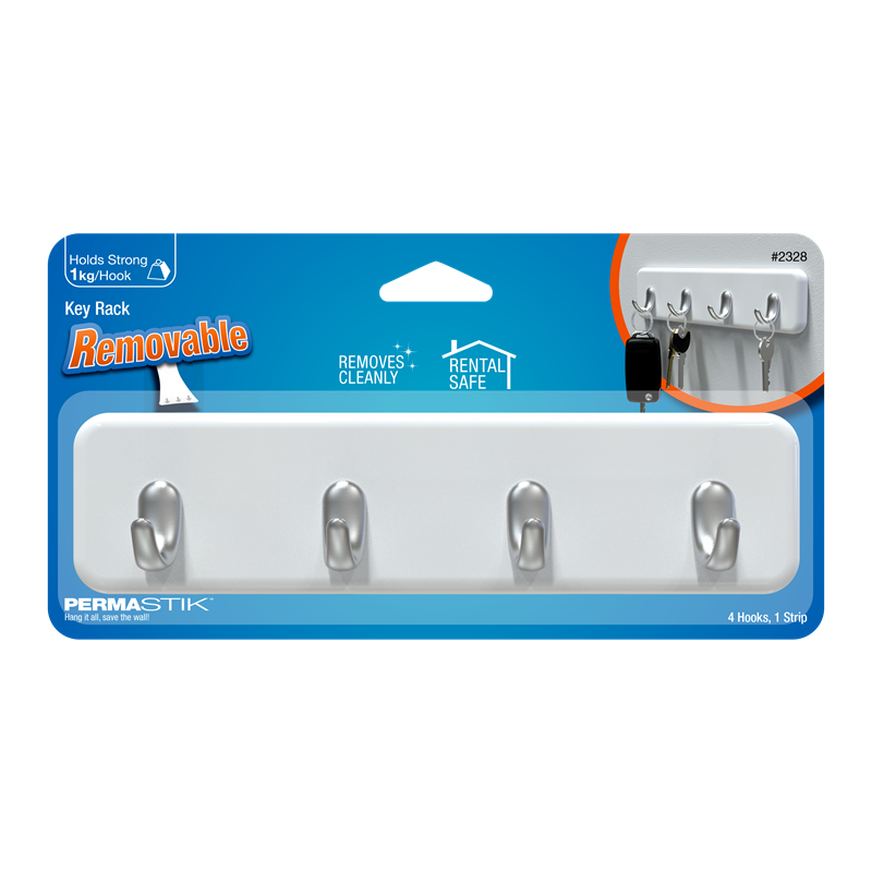 Permastik Removable Key Rack Bunnings Warehouse