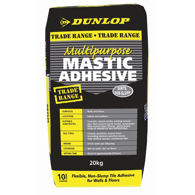 Dunlop 20kg Multipurpose Mastic Adhesive | Bunnings Warehouse