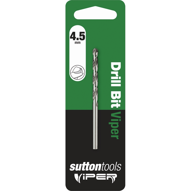 Sutton Tools 4.5mm HSS Metric Viper Drill Bit Bunnings Warehouse