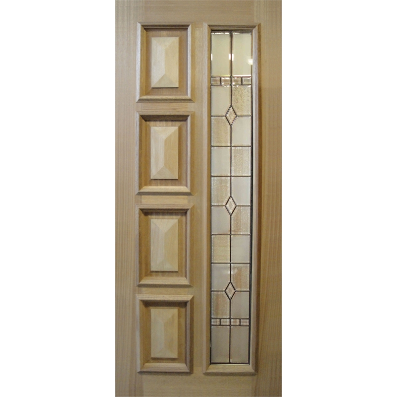 Woodcraft Doors 2040 x 820 x 40mm Triple Glazed Glass Entrance Door