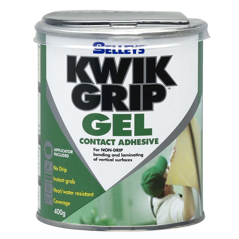 Selleys 400g Kwik Grip Gel Vertical Contact Adhesive I/N 1233418