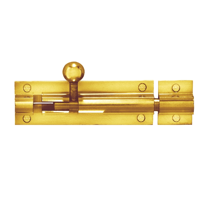 Delf Barrel Bolt Throw 75x25x8mm Polished Brass Bunnings Warehouse