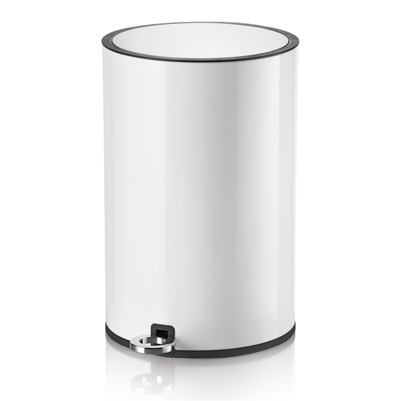 Oates 12L White Round Pedal Bin Bunnings Warehouse