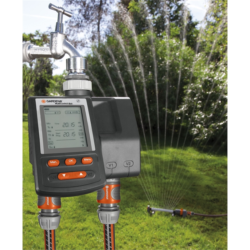 GARDENA MultiControl Duo Water Computer Bunnings Warehouse