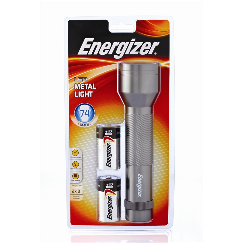 Energizer Metal LED Torch I/N 4410293 Bunnings Warehouse