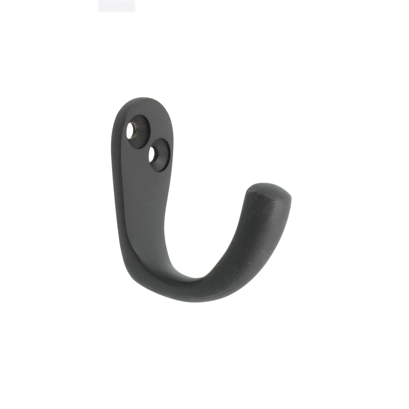 Zenith 40mm Matte Black Single Robe Hook | Bunnings Warehouse