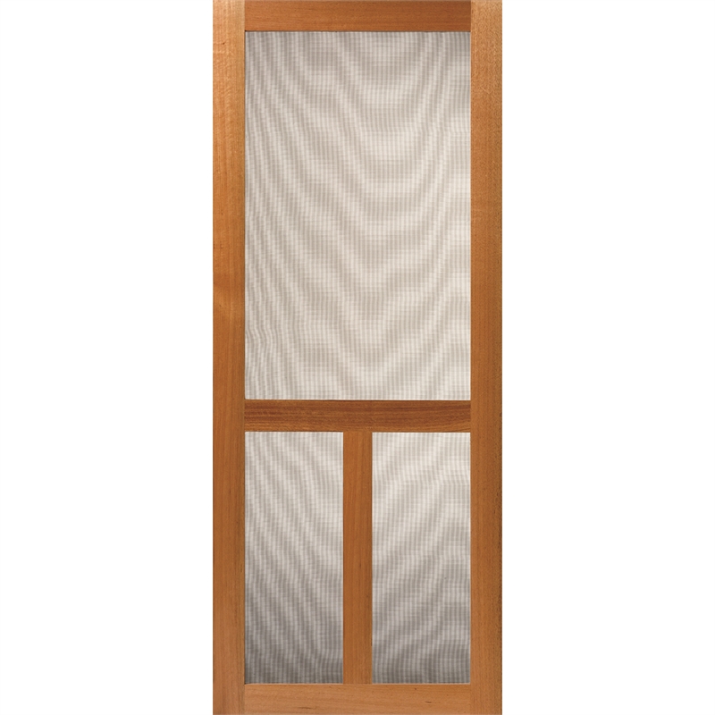 Corinthian Doors 2060 X 820 X 19mm Fresco 3 Lite Timber Screen Door