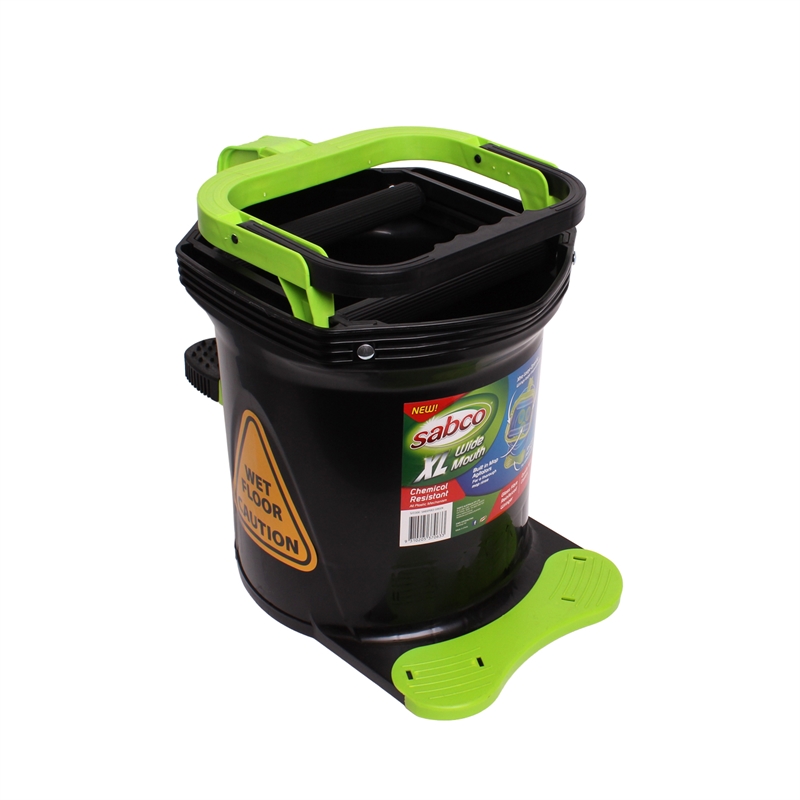 Sabco XL Green Wide Mouth Mop Wringer Bucket Bunnings Warehouse