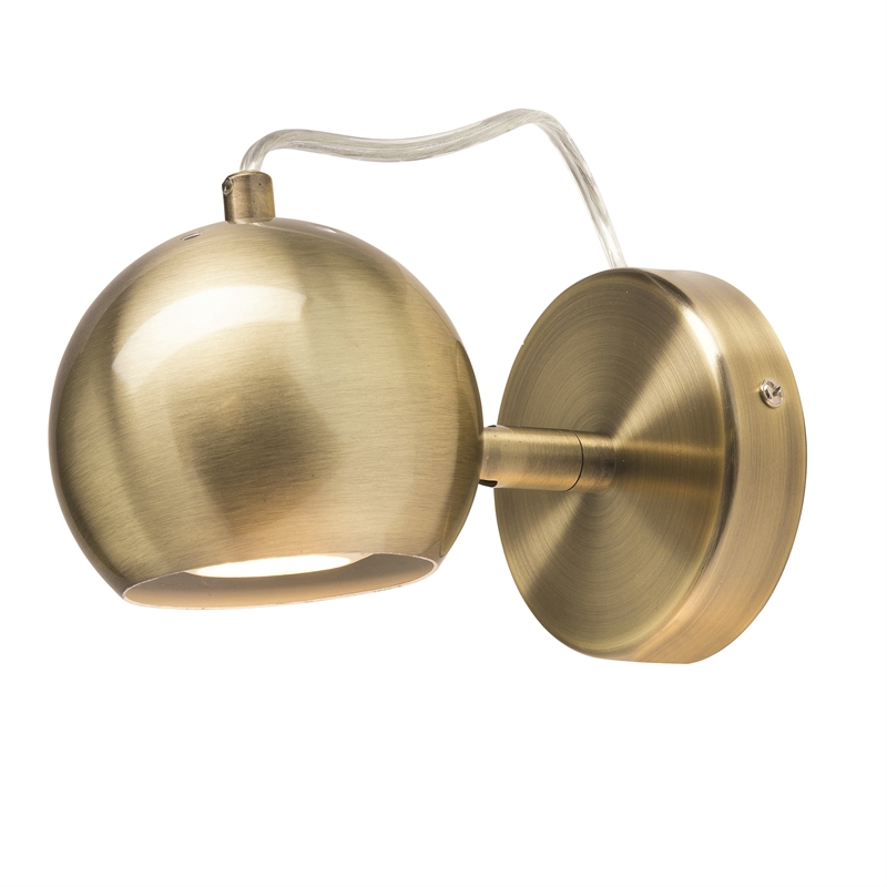 Brilliant Antique Brass Sly Interior Wall Light Bunnings Warehouse