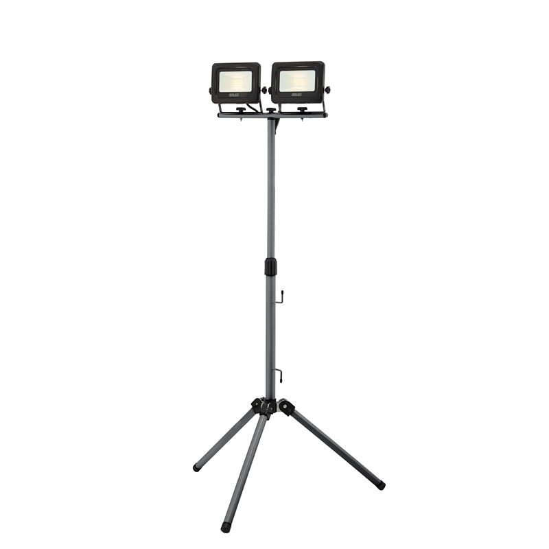 Arlec 2 x 20W Warm White LED Work Light With Tripod Bunnings Warehouse