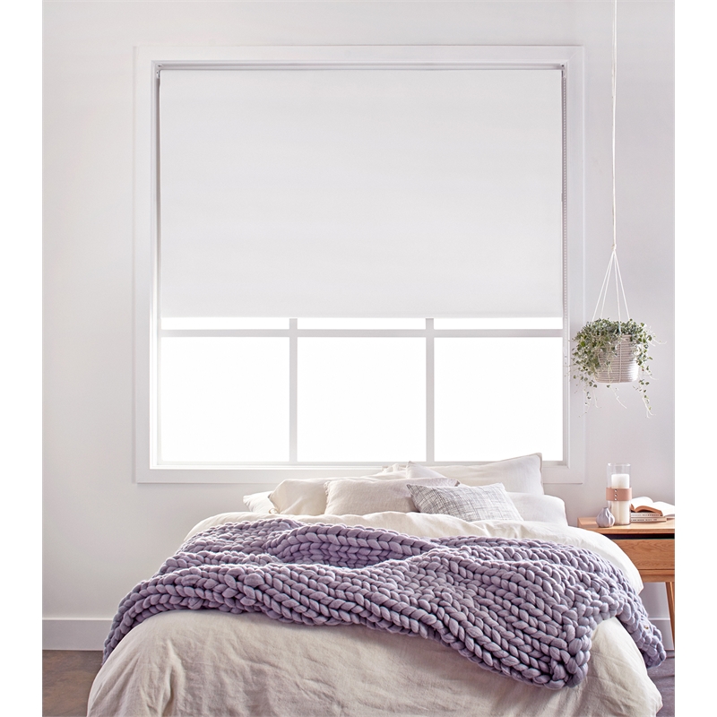 Windoware 60 x 210cm Charm Blockout Roller Blind White Bunnings