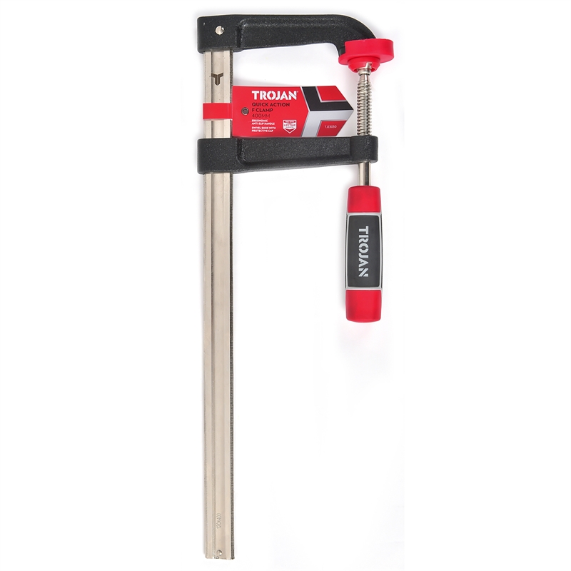 Trojan 400 x 120mm Quick Action F Clamp Bunnings Warehouse