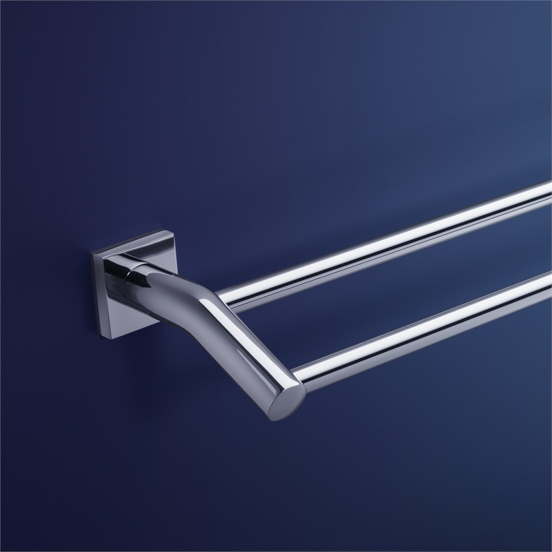 Dorf 600mm Enix Chrome Double Towel Rail I/N 4821246 Bunnings Warehouse