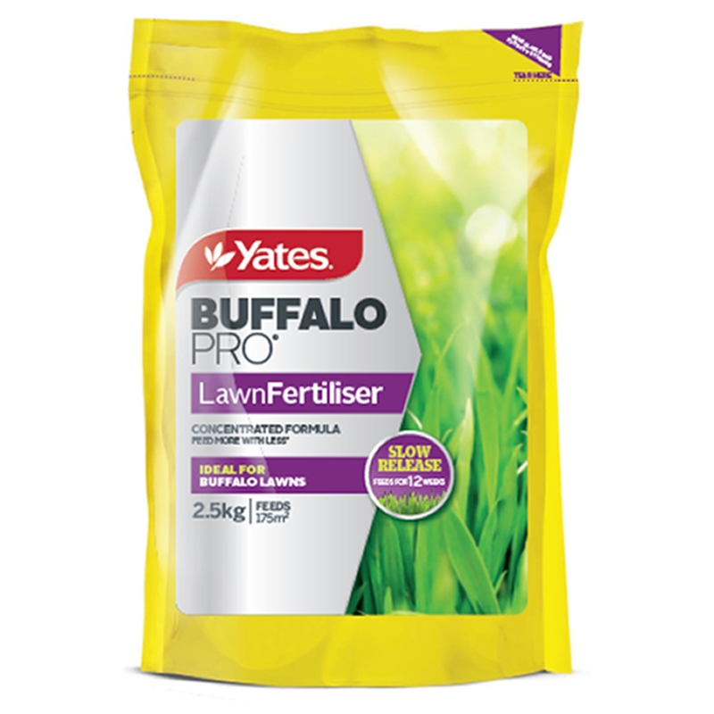 Yates 2.5kg Buffalo Pro Lawn Fertiliser I/N 2961894 Bunnings Warehouse