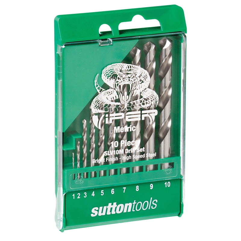 Sutton Tools 10 Piece Viper Metric Drill Bit Set I/N 6361103 | Bunnings ...