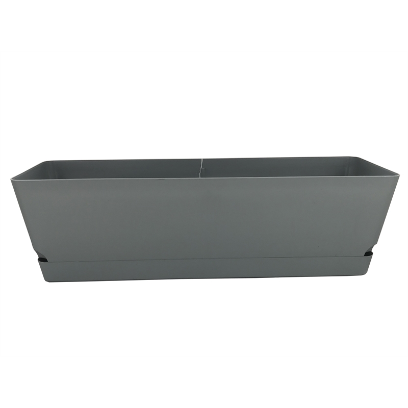 Eden 61cm Grey Oslo Self Watering Trough Bunnings Warehouse