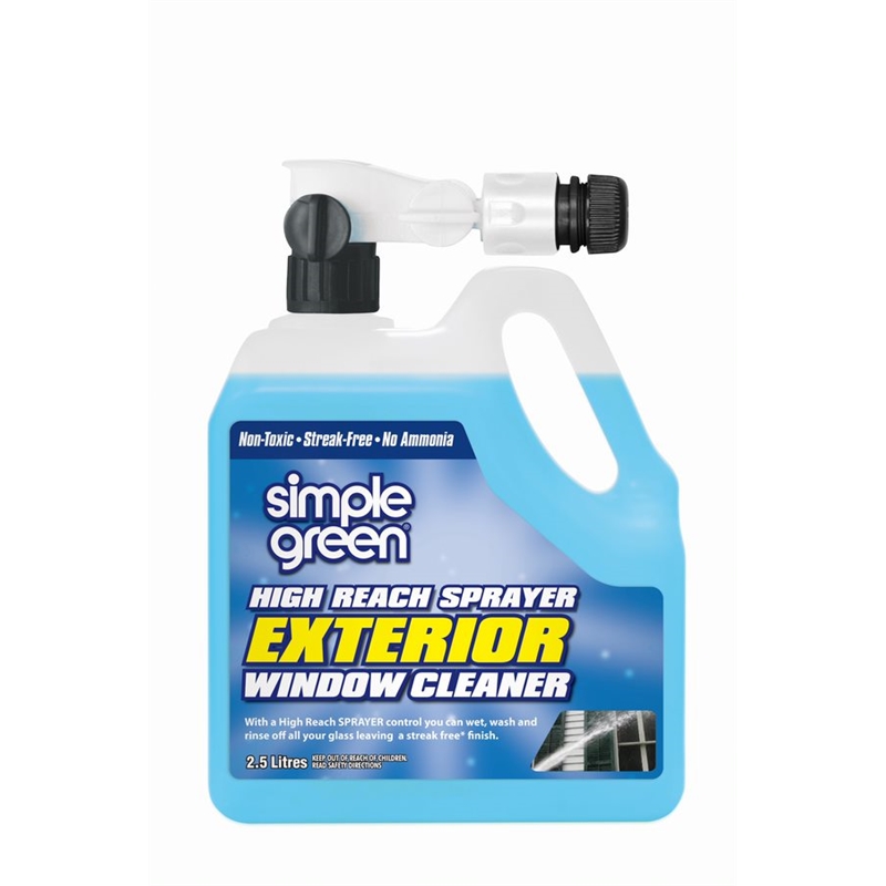 Simple Green 2.5L High Reach Sprayer Exterior Window Glass Cleaner