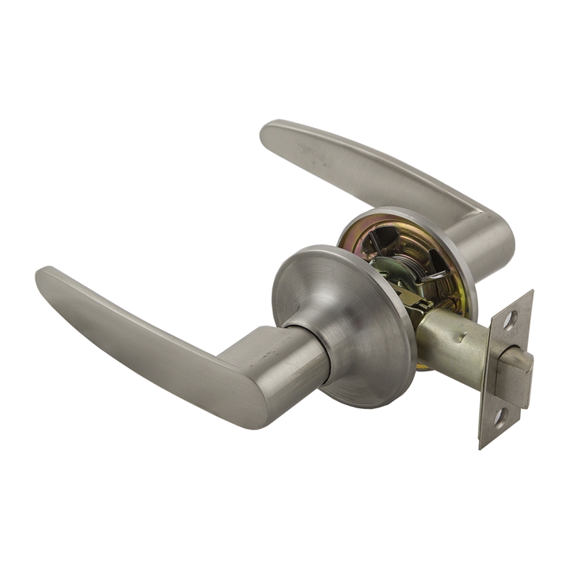 Ikonic Brushed Nickel Passage Lever Set Bunnings Warehouse