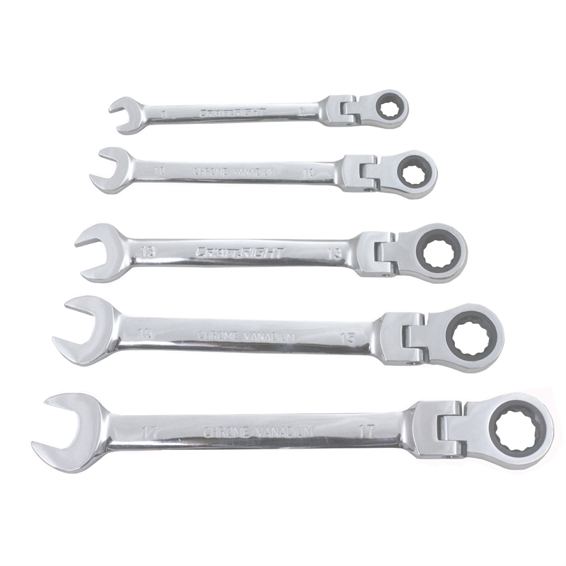 Craftright Flexible Ratchet Spanner Set 5 Piece Bunnings Warehouse