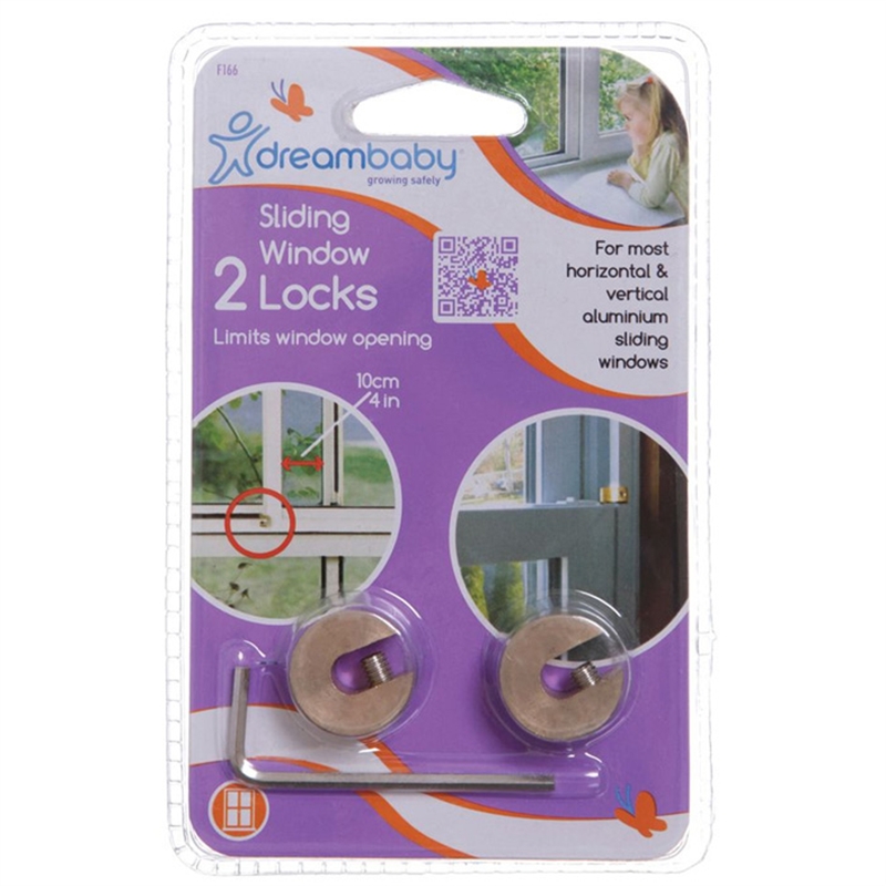 Dreambaby Child Safety Sliding Window Lock 2 Pack Bunnings Warehouse