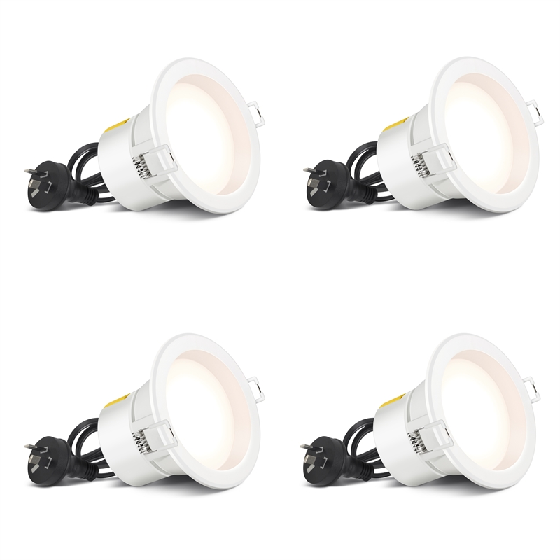 HPM DLI 90mm LED Dimmable Downlight 4 Pack Bunnings Warehouse