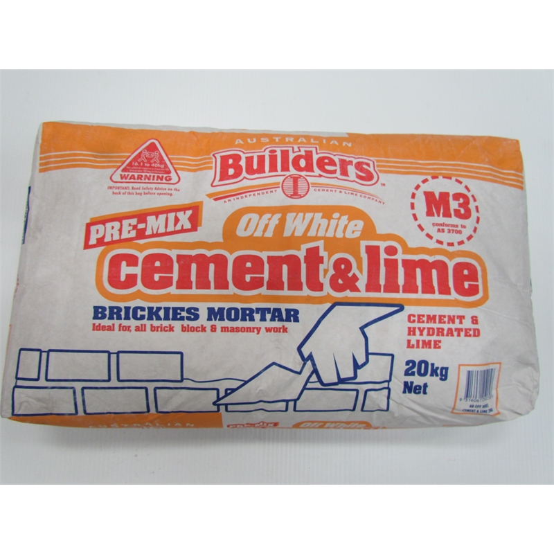 Cement&lime Mix 20kg Off White I/N 0760231 Bunnings Warehouse