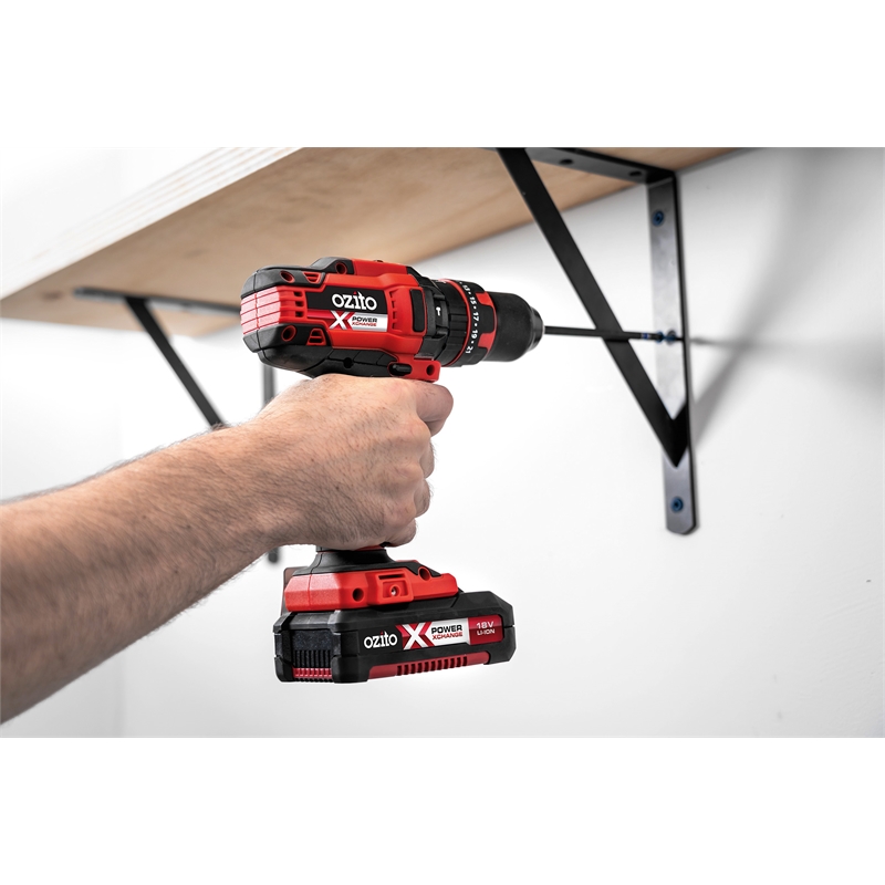 Ozito Power X Change 18V Hammer Drill & Driving Kit Bunnings Warehouse