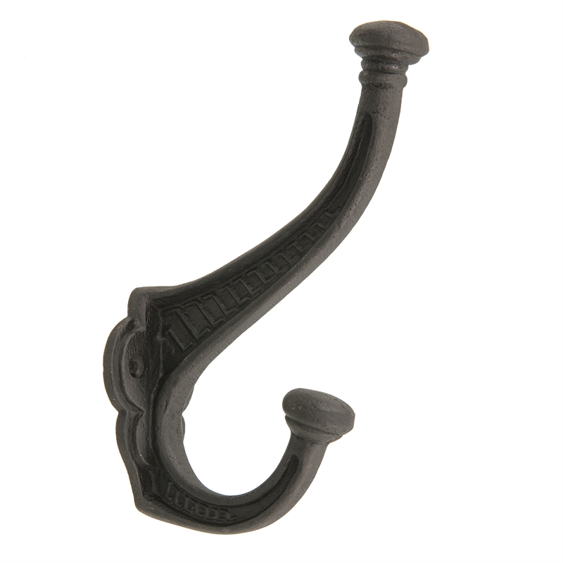 Zenith 150mm Matte Black Iron Robe Hook | Bunnings Warehouse