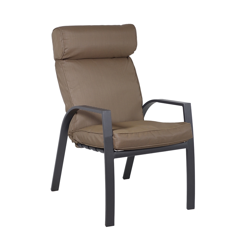 Hartman Aluminium High Back Eton Cushion Chair Bunnings Warehouse