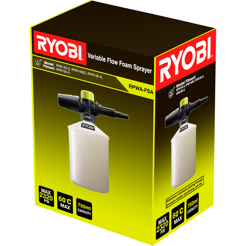 Ryobi Variable Flow Foam Sprayer Bunnings Warehouse