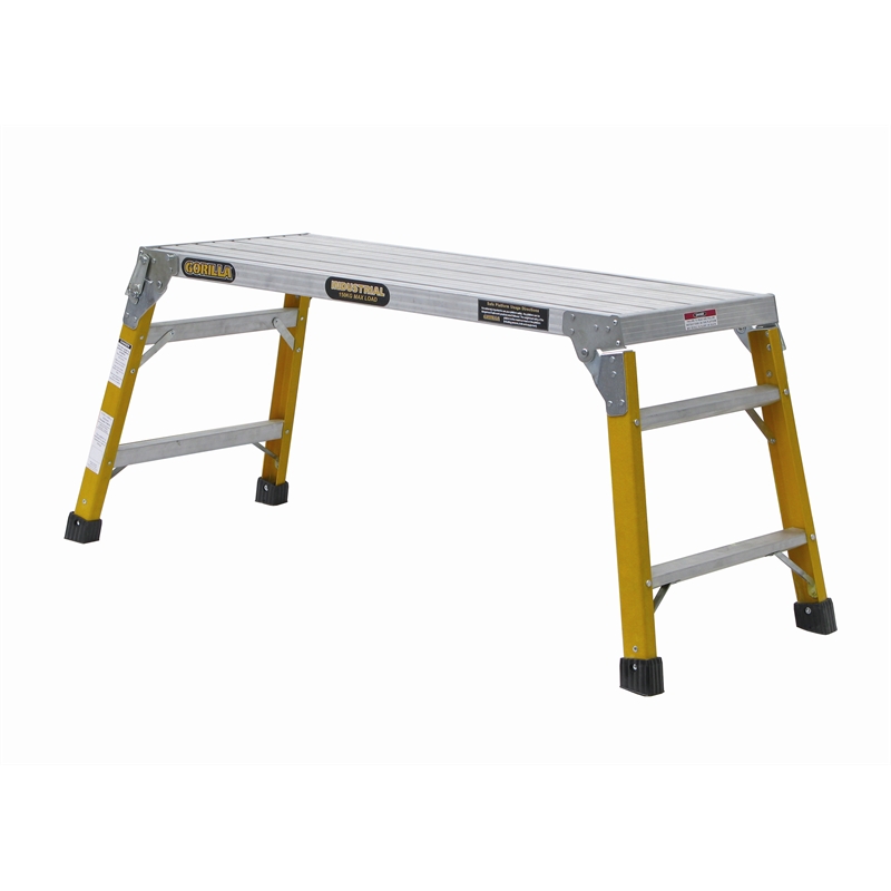 Gorilla 450mm 150kg Industrial Fibreglass Work Platform | Bunnings ...