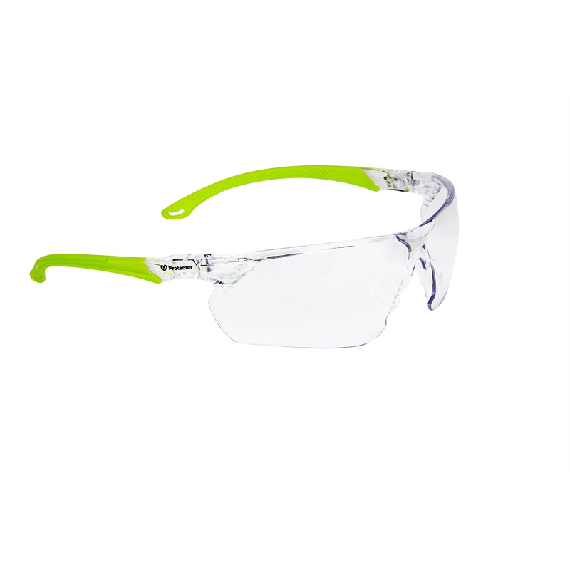 Protector Clear Lens Hi Vis Safety Glasses | Bunnings Warehouse