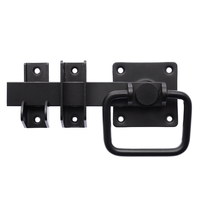 Zenith Matte Black Ring Pull Gate Latch Bunnings Warehouse