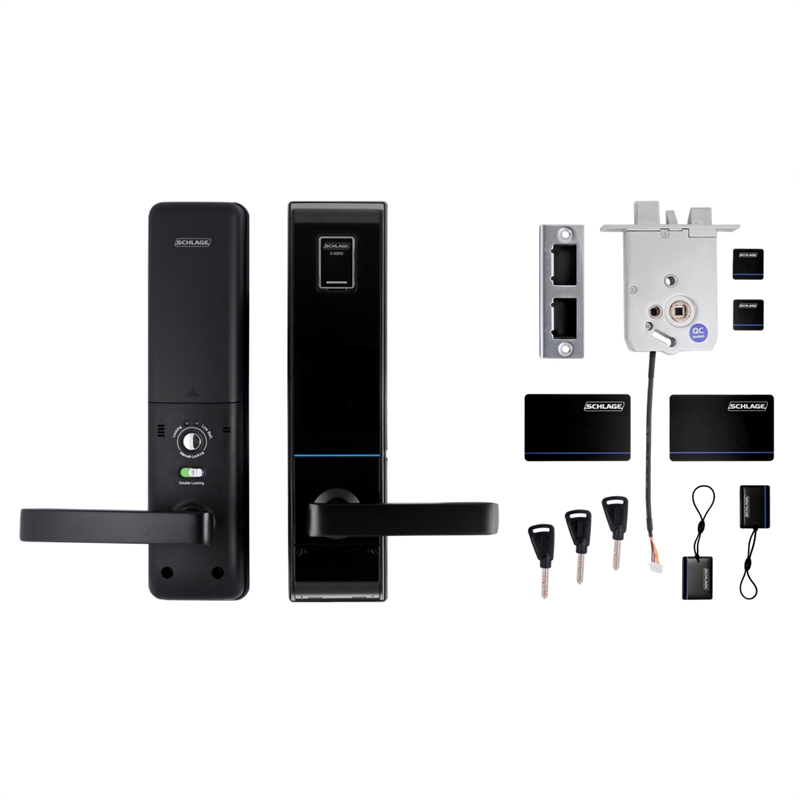 Schlage S6800 Digital Touchpad Door Lock Black Bunnings Warehouse