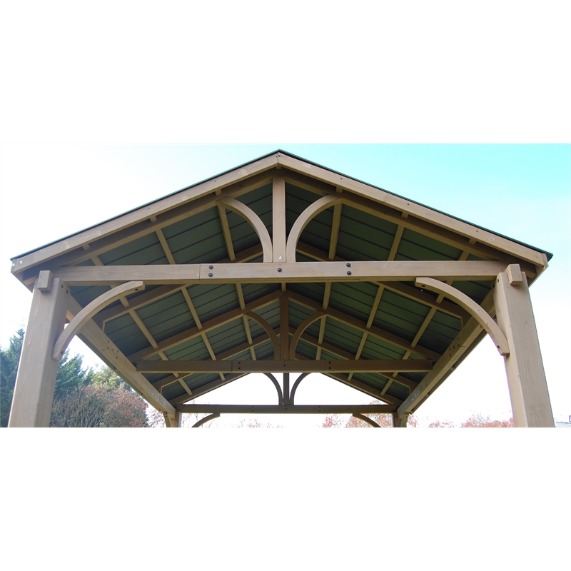 Mimosa 4.27 x 3.69 x 3.23m Wooden Gazebo Bunnings Warehouse