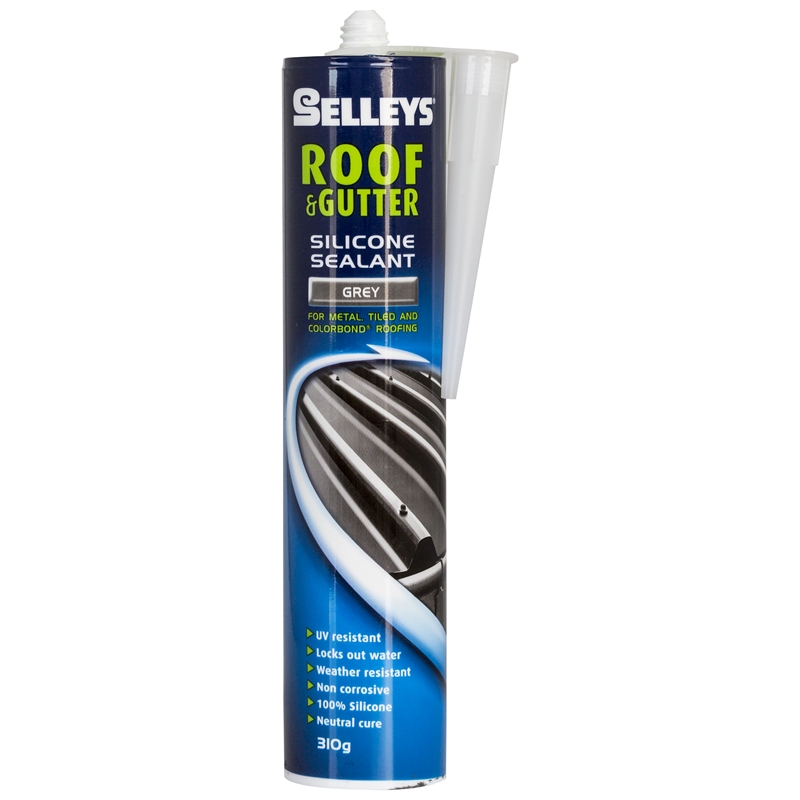 Selleys Roof & Gutter 310g Grey Silicone | Bunnings Warehouse