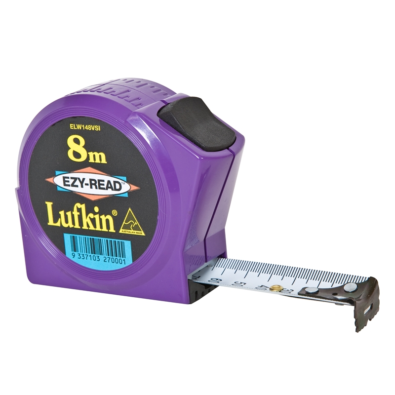 Lufkin 8m EzyRead Tape Measure I/N 5663370 Bunnings Warehouse
