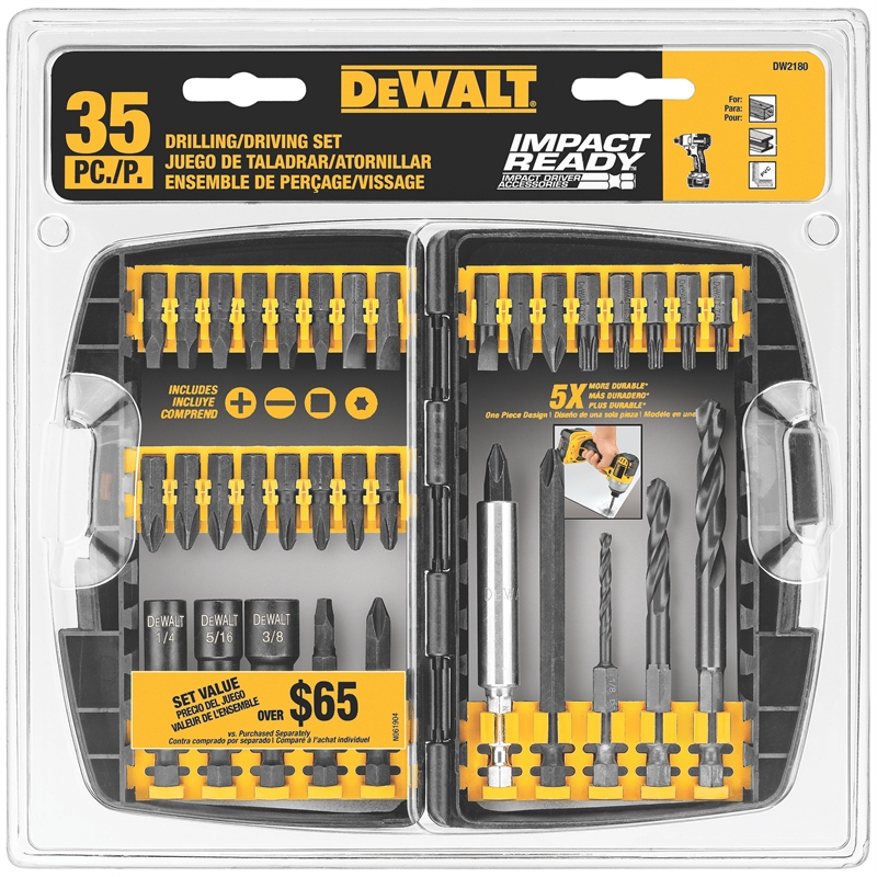 30 piece dewalt drill bit set