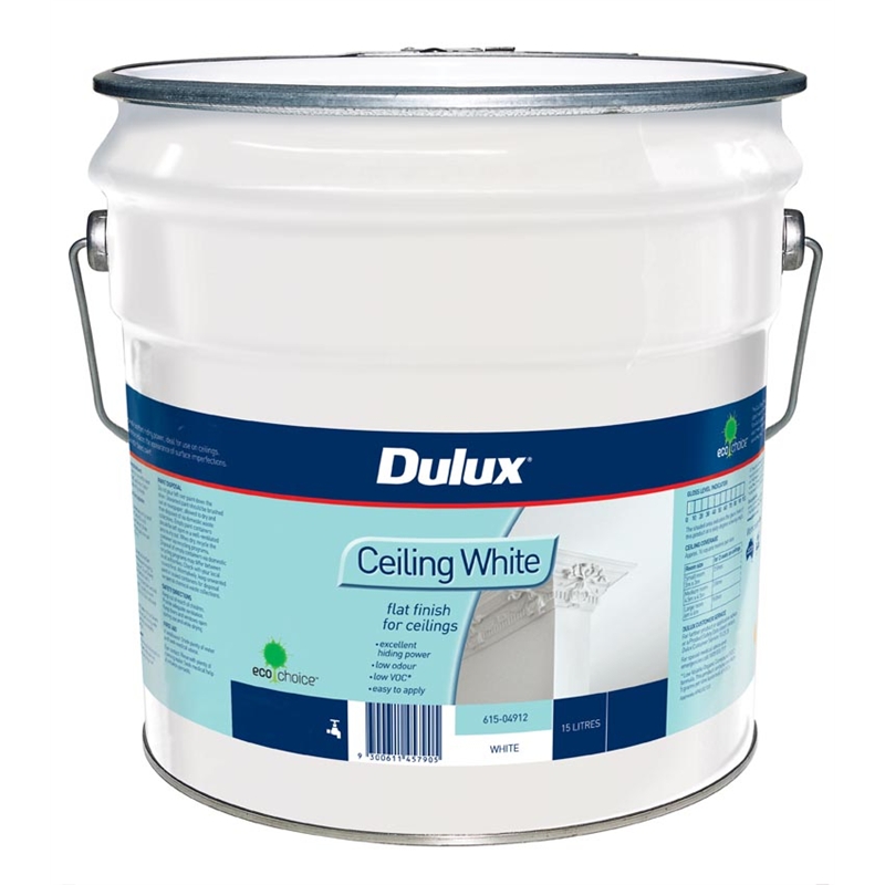 Dulux 15L White Ceiling Paint Bunnings Warehouse