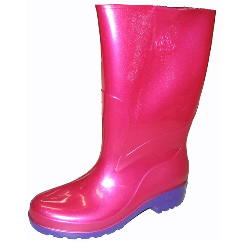 Ladies Weatherguard Gumboots Pink/Purple Size 2 Bunnings Warehouse