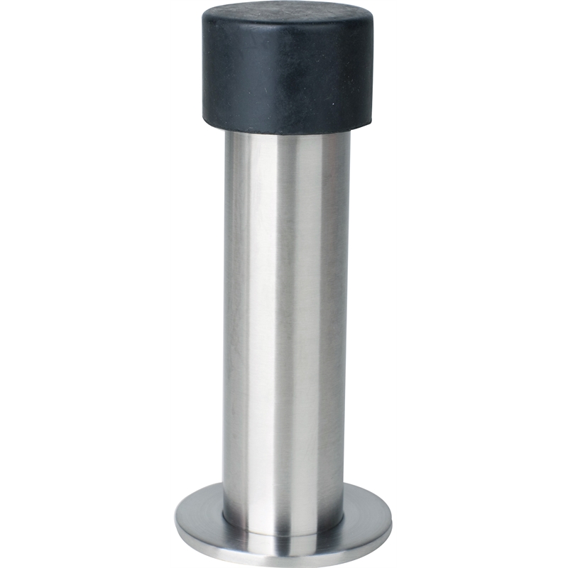 Adoored 110mm Satin Long Round Tube Door Stop Bunnings Warehouse
