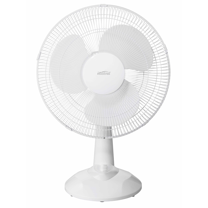 Mistral 40cm White Desk Fan Ebay