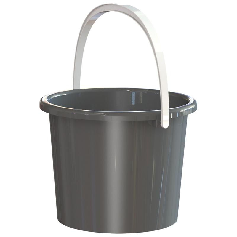 HomeLeisure 3L Charcoal Plastic Bucket Bunnings Warehouse