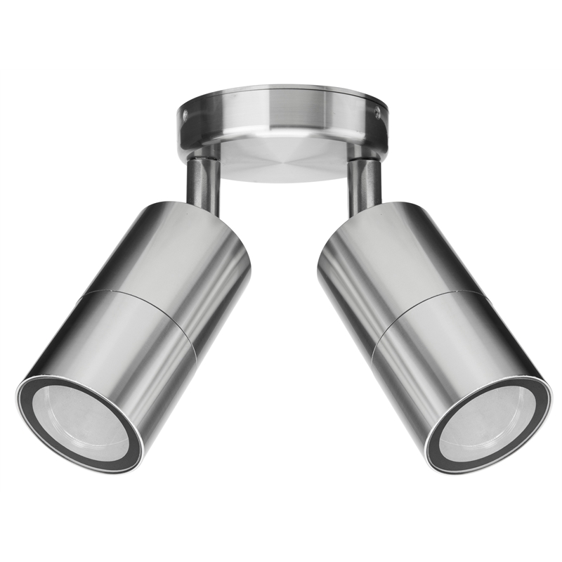 Brilliant Lighting Newhaven 240v 19808/13 Twin Chrome Wall Light