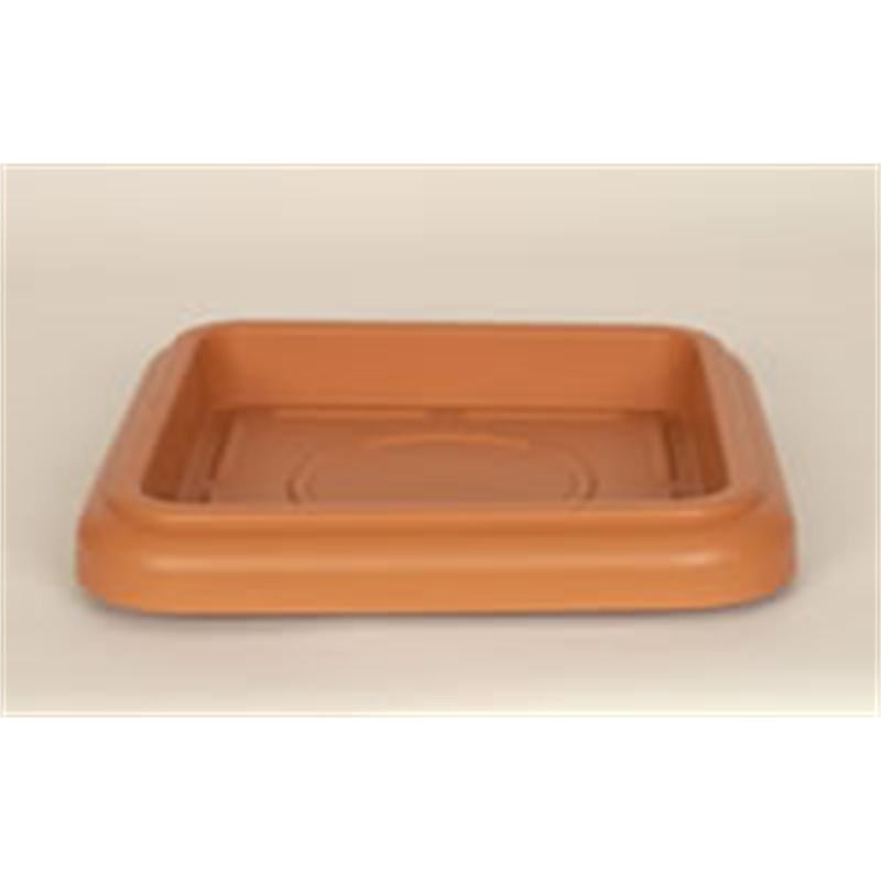 Yates 400mm Tuscan Square Terracotta Plastic Saucer I/N 2940514