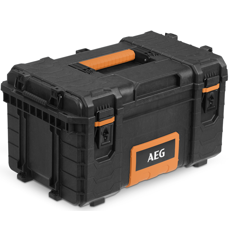 aeg quickstack tool box bunnings warehouse