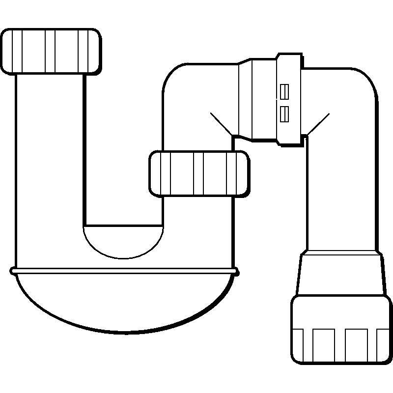 Caroma 40mm Combination S And P Trap I/N 4783864 | Bunnings Warehouse