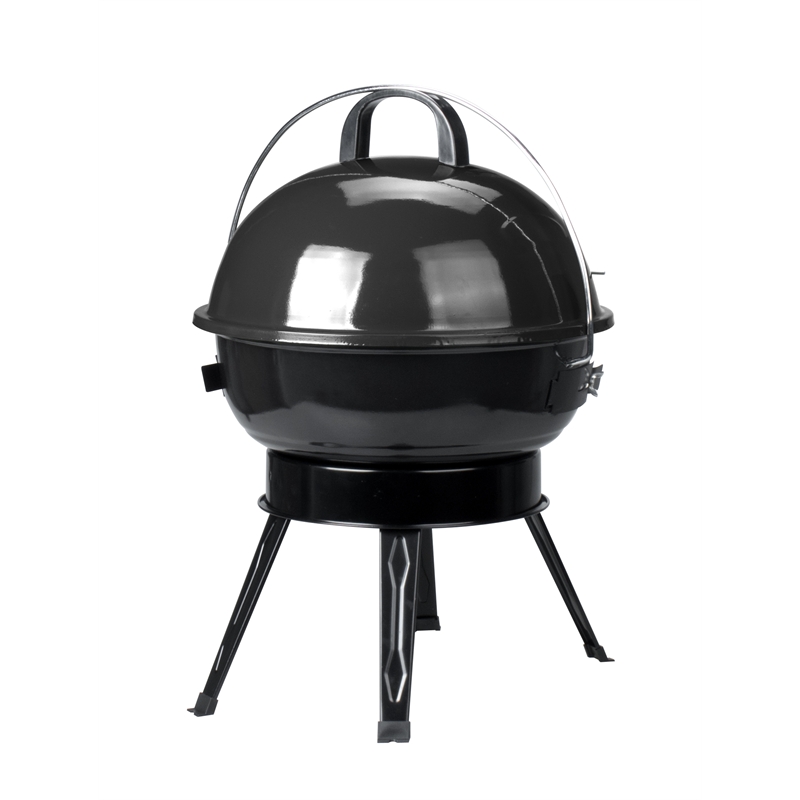 Jumbuck 38cm Black Portable Charcoal Kettle Barbeque | Bunnings Warehouse