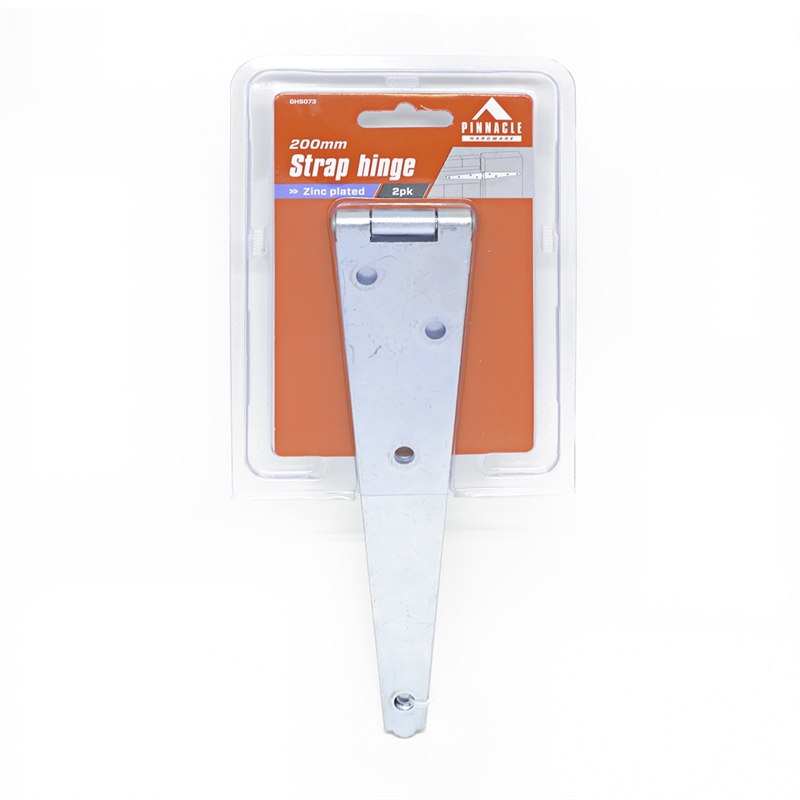 Pinnacle 200mm Zinc Plated Strap Hinge 2 Pack Bunnings Warehouse