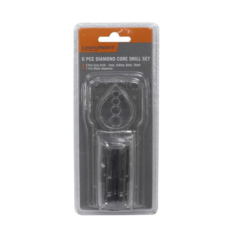 Craftright 6 Piece Diamond Core Drill Set Bunnings Warehouse